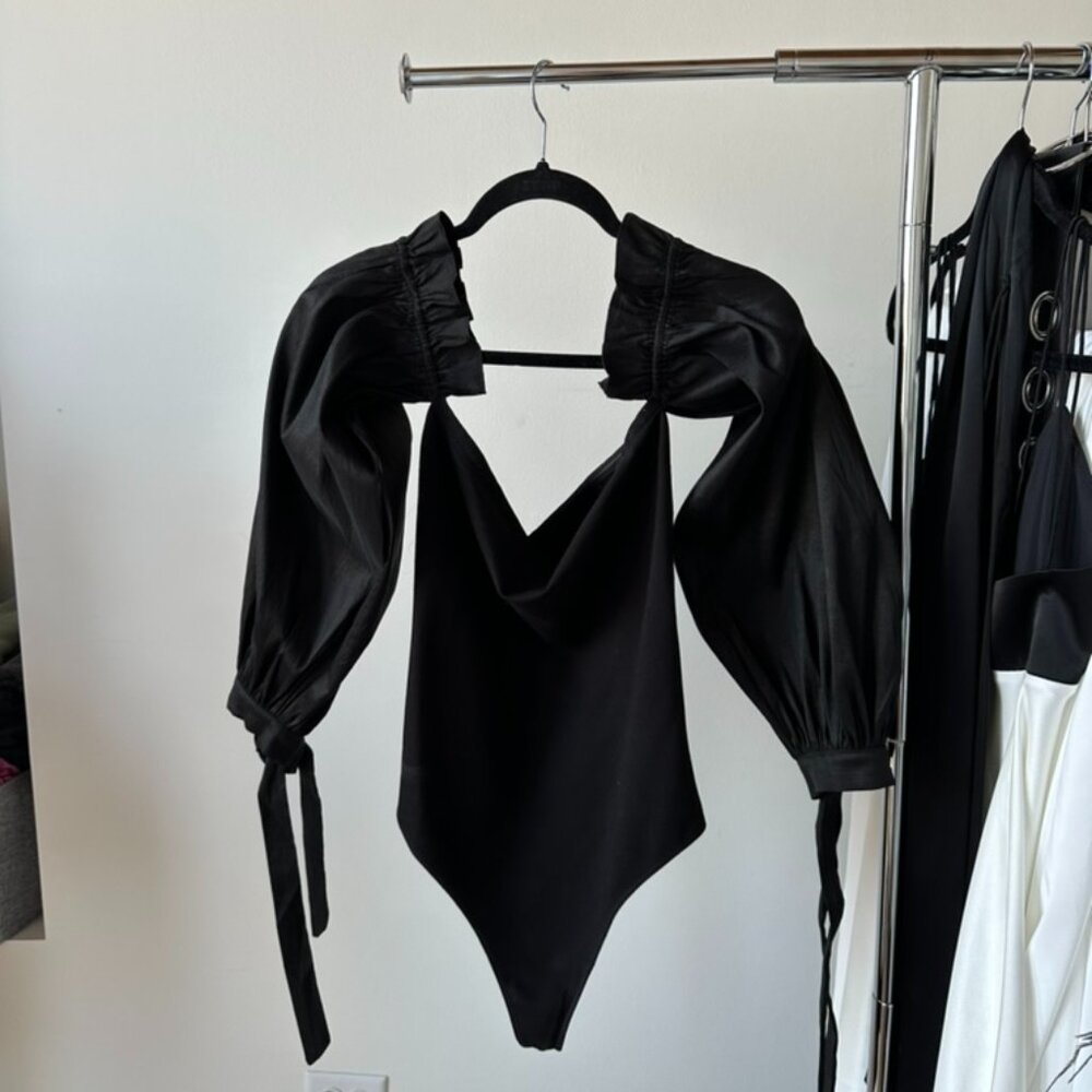 Majorelle Black Bliss Bodysuit - Size Medium